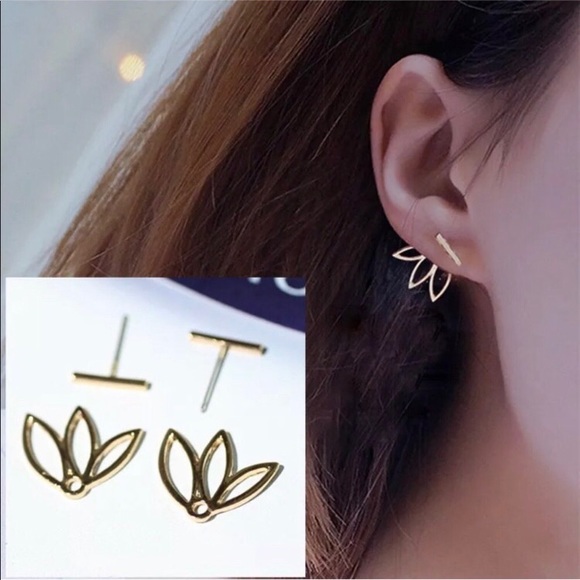 Lotus Earrings - Picture 6 of 11